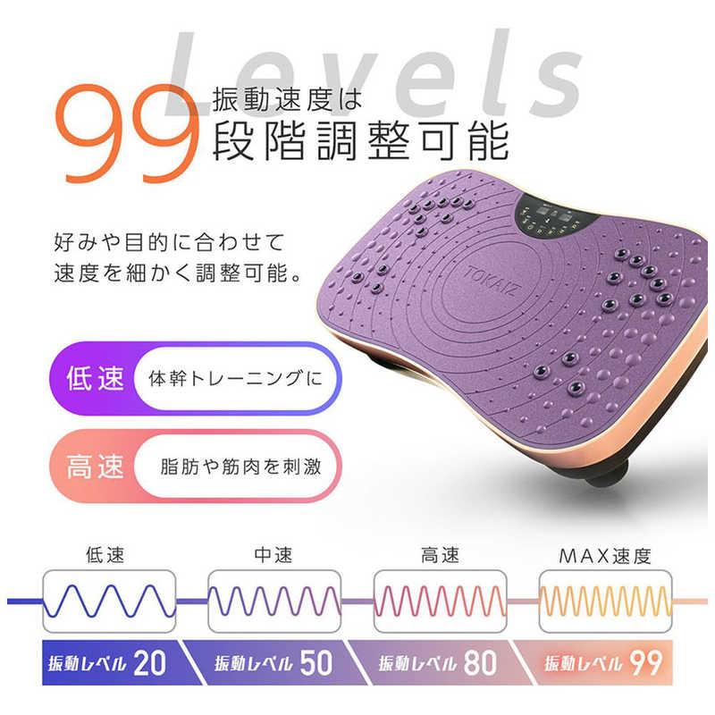 TOKAIZ　フィットネス 振動マシン ブラック　TVI-001s_9