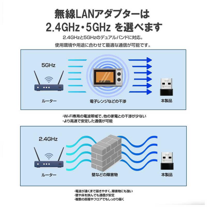 TOKAIZ 無線LANアダプター Wi-Fi5 TWA-001 : コジマYahoo!店 - 通販