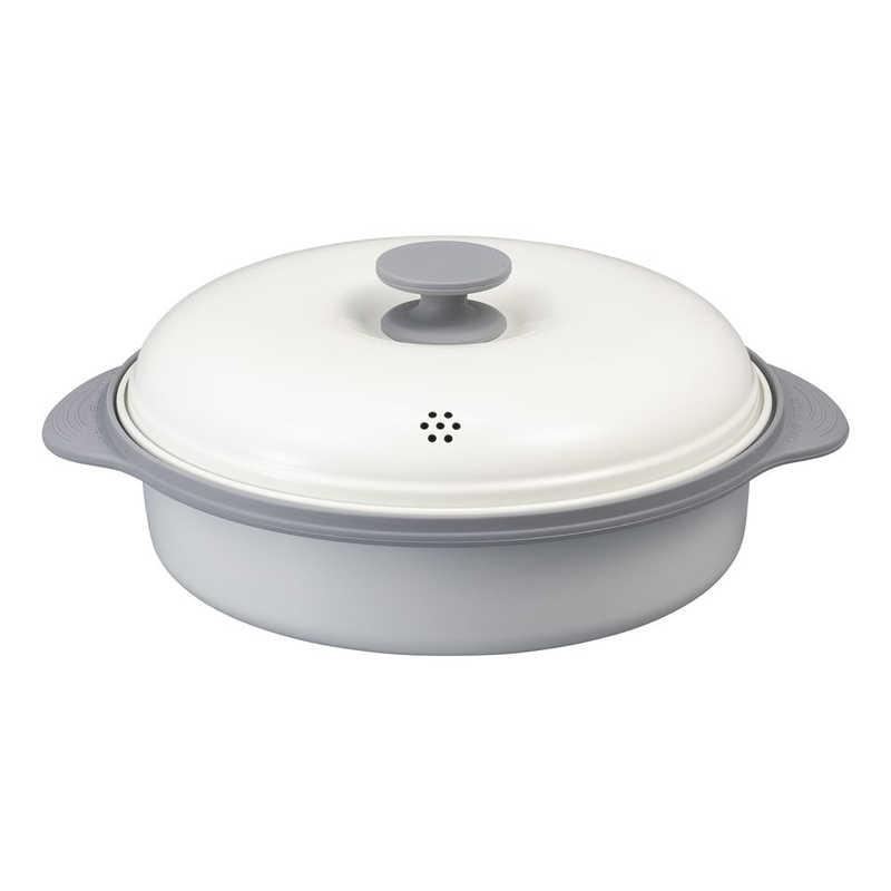 CBジャパン COPAN レンジグリル深型 蒸し皿付き グレー 87355 : コジマ