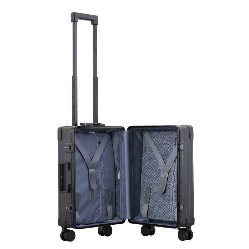 ネオキーパー　アルミスーツケース Sサイズ 機内持ち込み (35L) NEOKEEPR ［TSAロック搭載］ ブラック　A35F-2 BKの画像