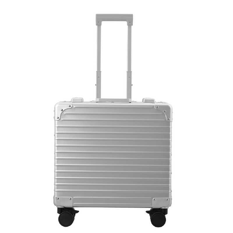 ネオキーパー　アルミスーツケース アコーディオンパーテーション SSサイズ 機内持ち込み (25L) NEOKEEPR ［TSAロック搭載］ シルバー　A25VF-2 SVの画像