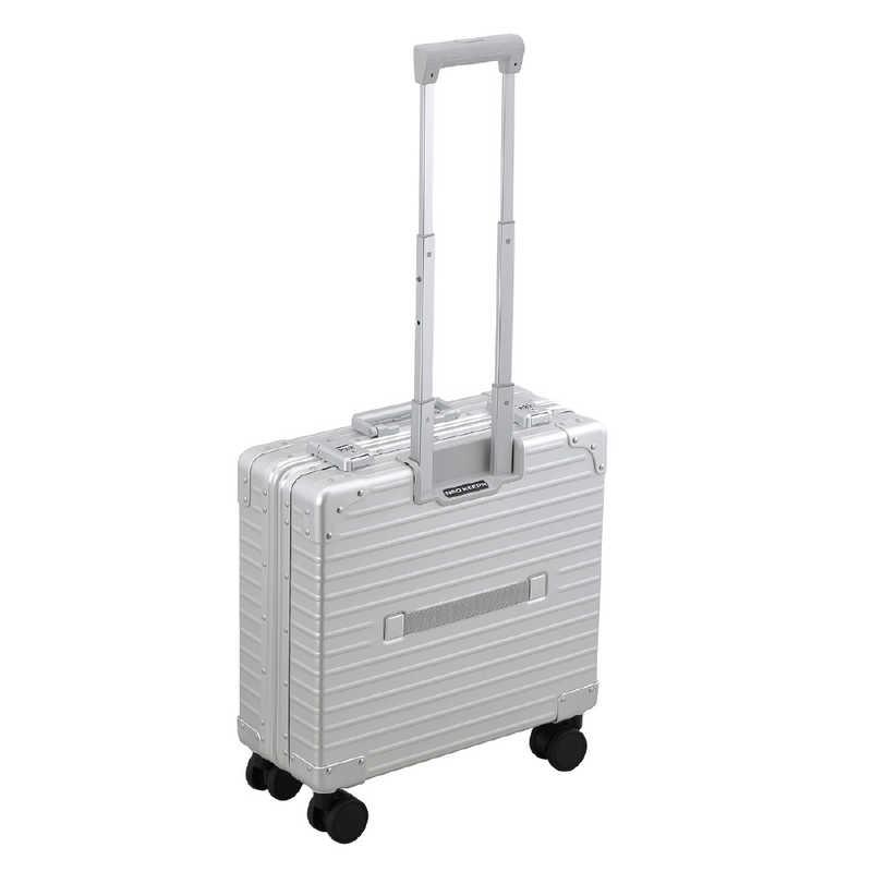 ネオキーパー　アルミスーツケース アコーディオンパーテーション SSサイズ 機内持ち込み (25L) NEOKEEPR ［TSAロック搭載］ シルバー　A25VF-2 SVの画像