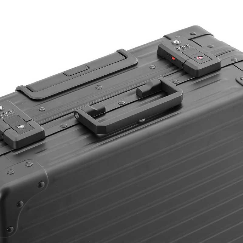 ネオキーパー　アルミスーツケース アコーディオンパーテーション SSサイズ 機内持ち込み (25L) NEOKEEPR ［TSAロック搭載］ シルバー　A25VF-2 SVの画像