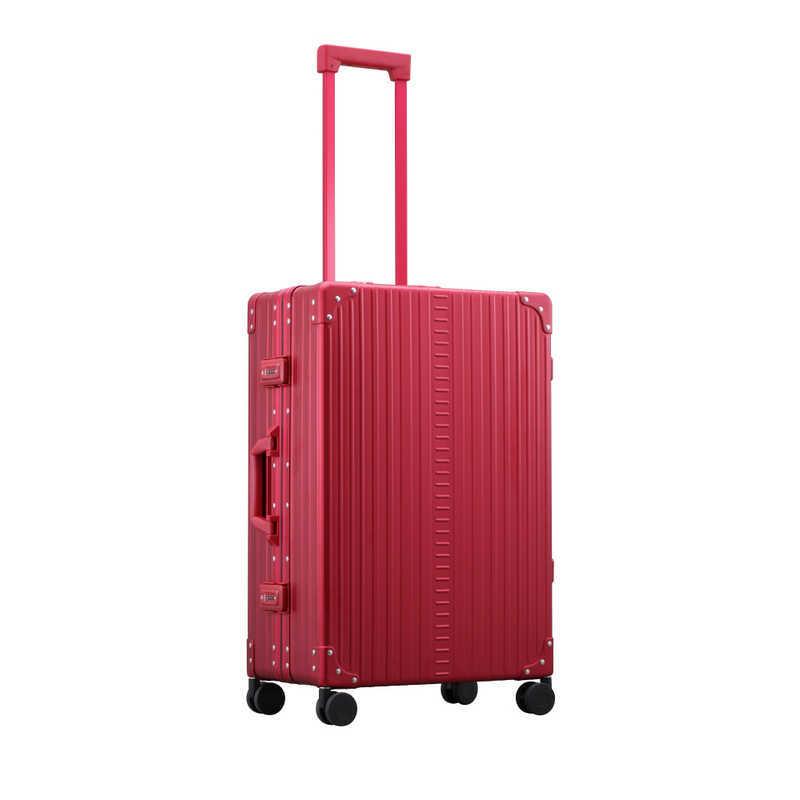ネオキーパー　NEO KEEPR スーツケース アルミ合金 宿泊目安：3泊〜5泊 [TSAロック搭載 / 60L] レッド　A60F-RD