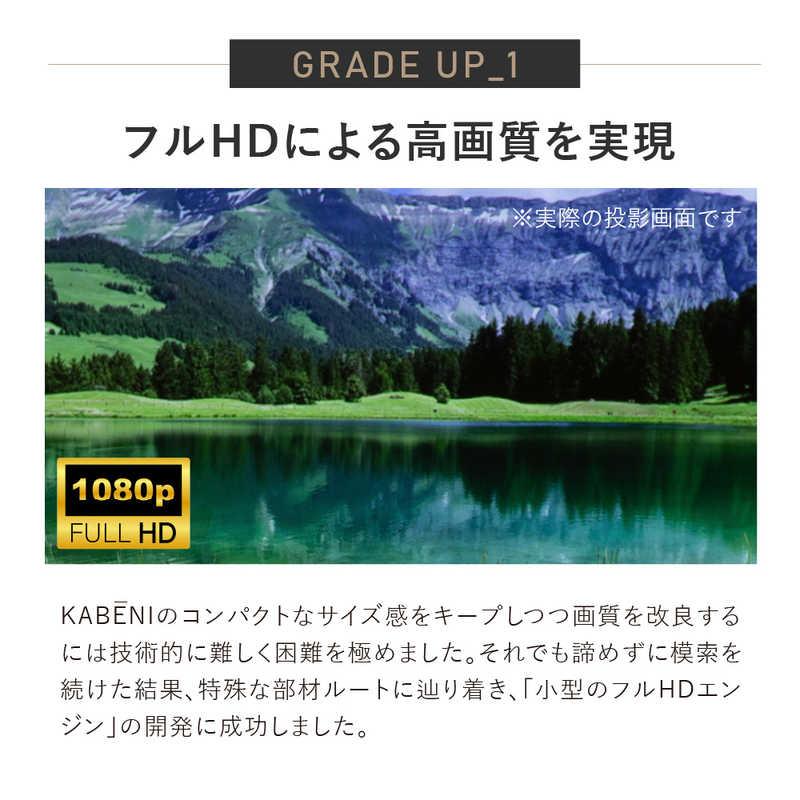 UENOMONO　フルHDモバイルプロジェクター カベーニプロ2 リッチブラック　UM-0005の画像