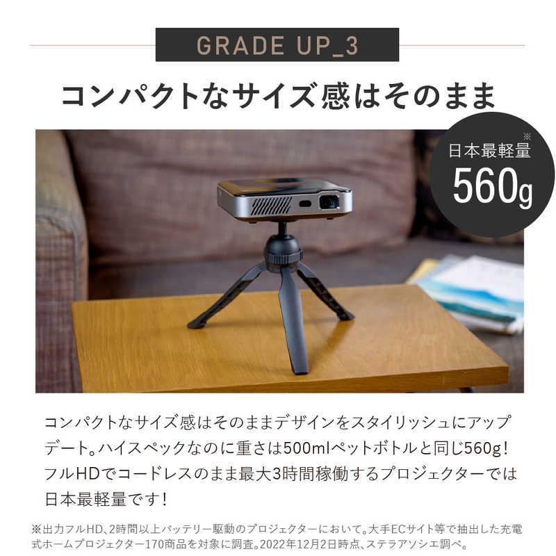 UENOMONO　フルHDモバイルプロジェクター カベーニプロ2 リッチブラック　UM-0005の画像