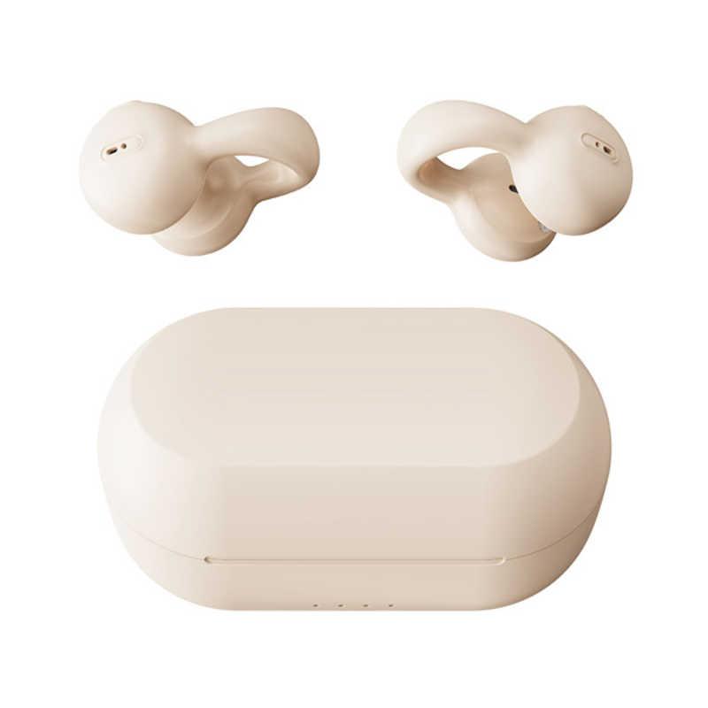 KINGLUCKY OPENEAR 完全ワイヤレスイヤホン i20 ベージュ [ ワイヤレス