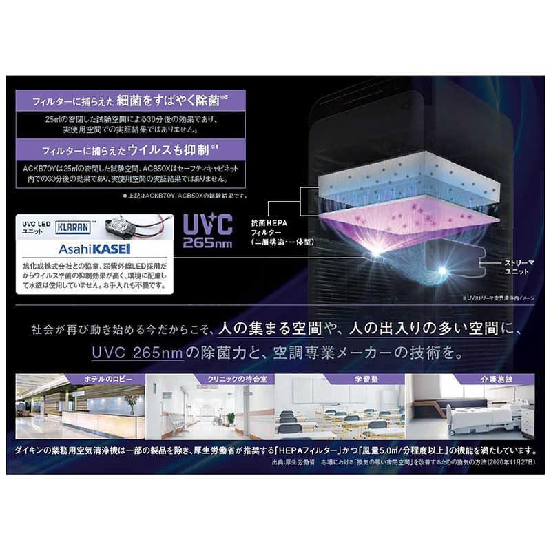 ダイキン（DAIKIN） DAIKIN UVパワフルストリーマ空気清浄機 適用畳数