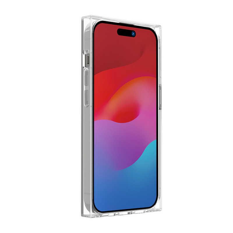 PGA　iPhone 15(6.1インチ) ソフトケース スクエアデザイン Premium Style クリア　PG-23ATP03CL｜y-kojima｜06