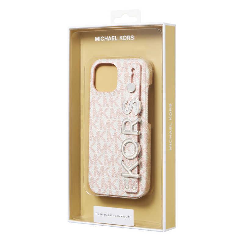 マイケルコース Slim Wrap Case Stand ＆ Ring iPhone 15 MICHAEL KORS