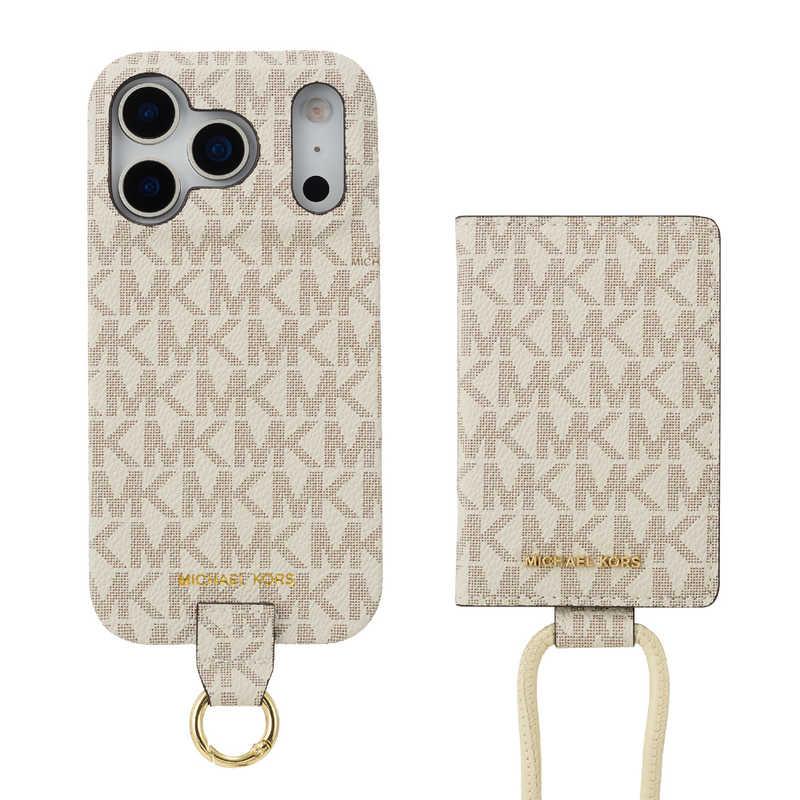 MICHAEL KORS iPhone 17 Pro 手帳型ケース マイケルコース MICHAEL KORS - Wrap Case Magsafe Card Wallet with