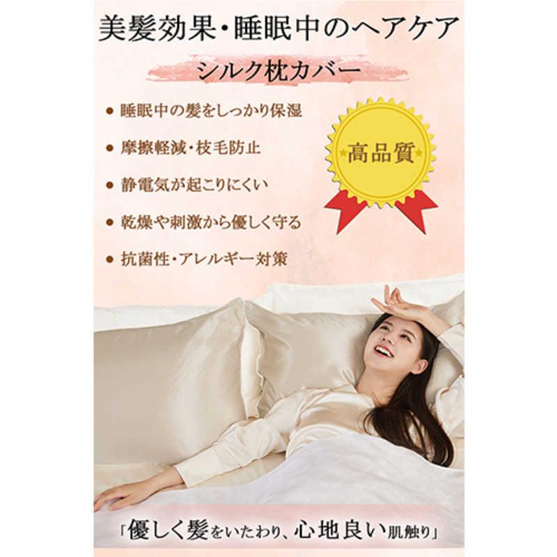 ユノキ シルク 枕カバー ( 43×63cm ) シャンパン DMXBXY43