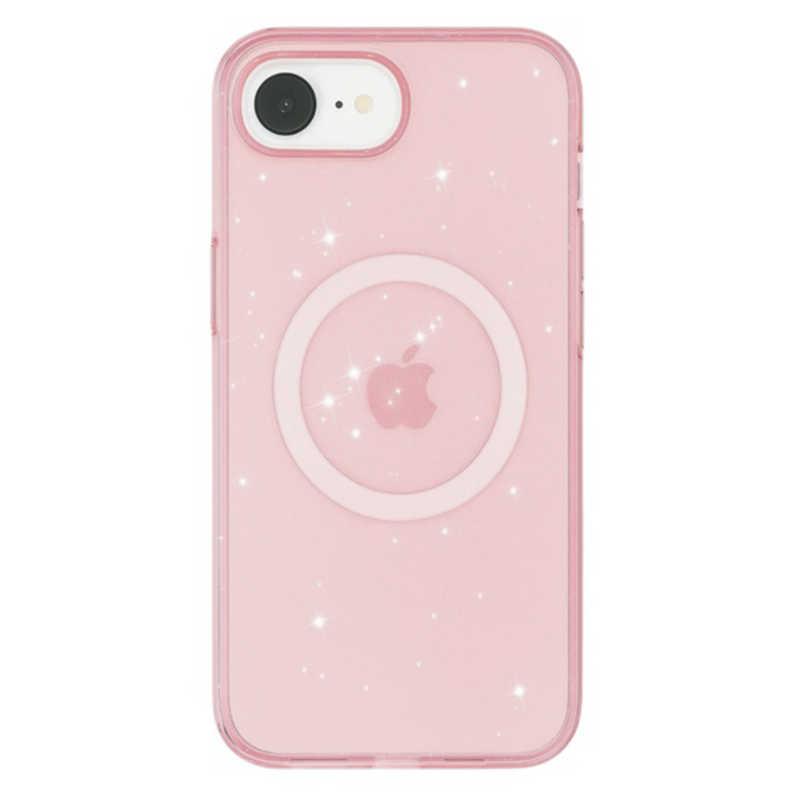 インテリオル IPHONE16E スパンコールクリアケース COCO case ピンク