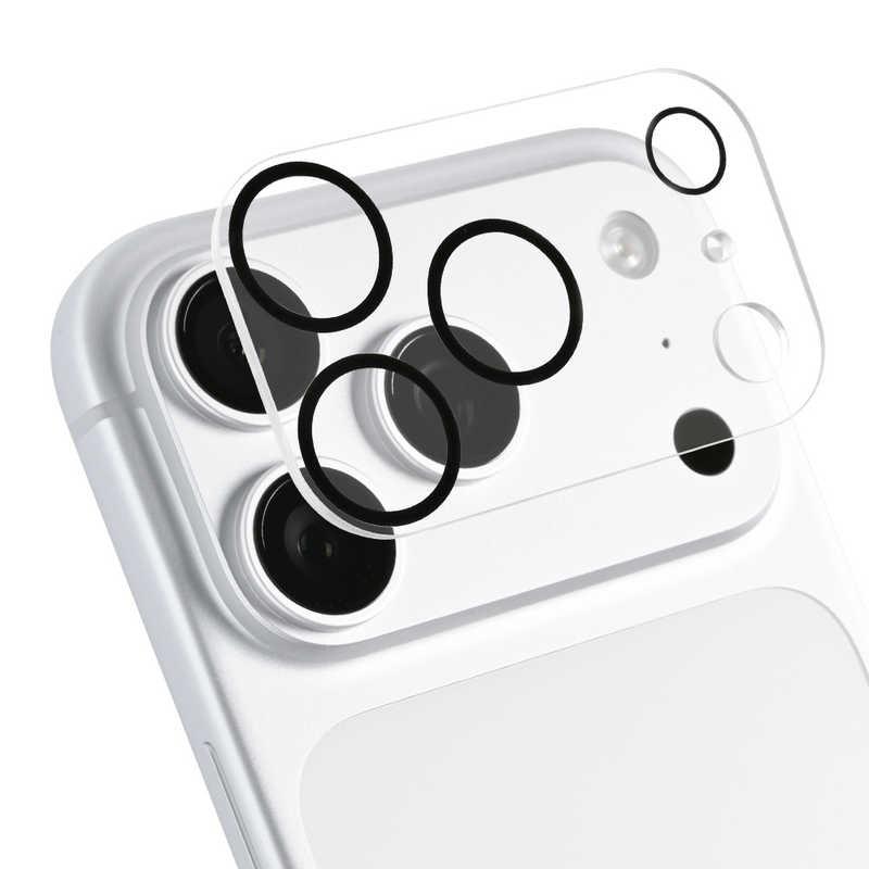 HAMEE　iPhone 17Pro レンズフィルム iFace 強化ガラス カメラレンズプロテクター クリア　IP17PIFACELENSCR