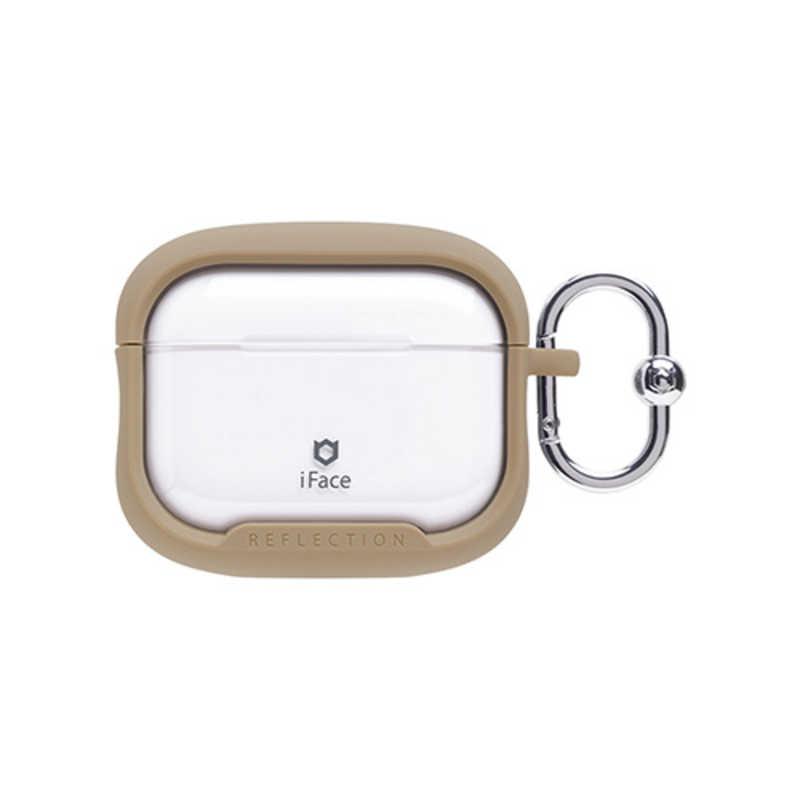 【稼動】iFace AirPods Pro ケース ベージュ HAMEE ［AirPods Pro 3専用］iFace Reflection ポリカーボネートクリア