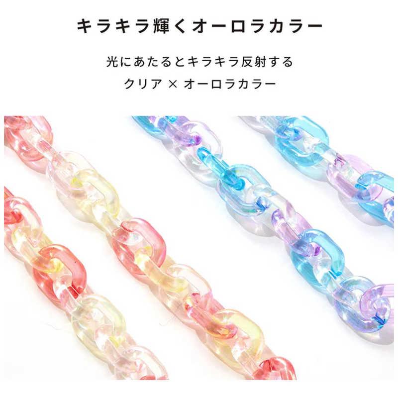 HAMEE tokitam アクリルチェーンハンドストラップ オーロラ