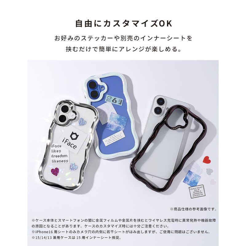 HAMEE ［iPhone 17専用］iFace BeBling クリアケース ホワイトオーロラ
