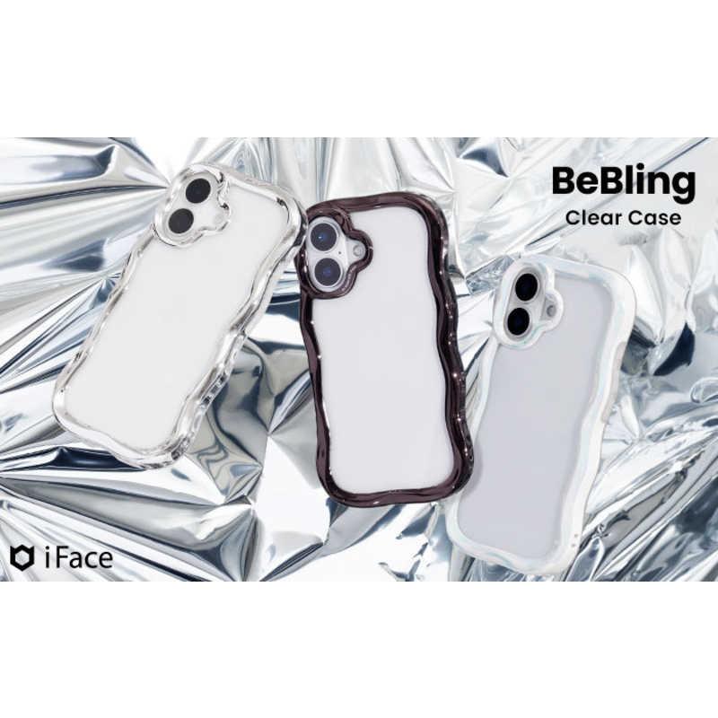 HAMEE ［iPhone 17専用］iFace BeBling クリアケース ホワイトオーロラ