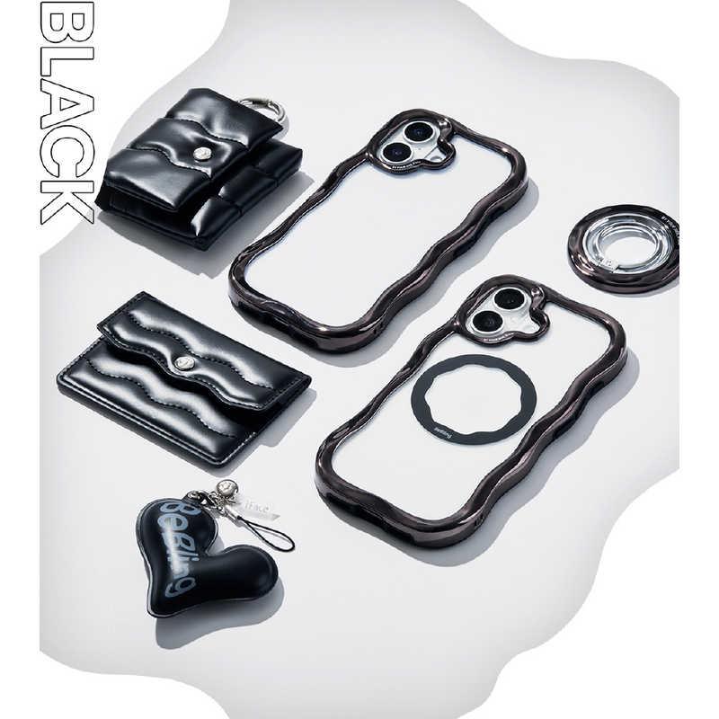 シルバーiPhone15/14/13・リングセットiface BeBling HAMEE ［iPhone 15/14/13専用］iFace BeBling MagSynq クリアケース