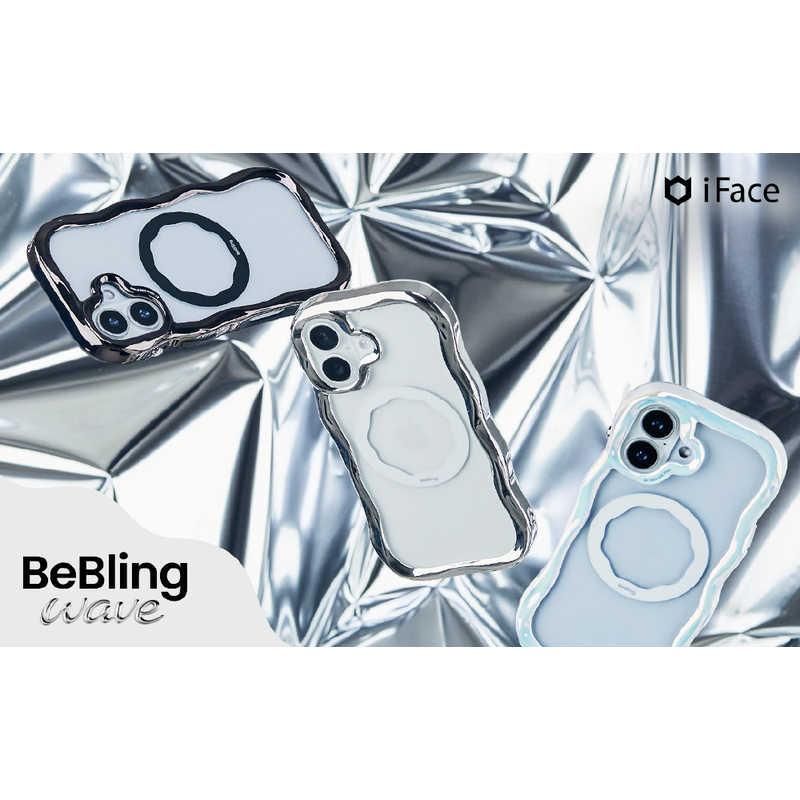 HAMEE ［iPhone 16専用］iFace BeBling MagSynq クリアケース ブラック