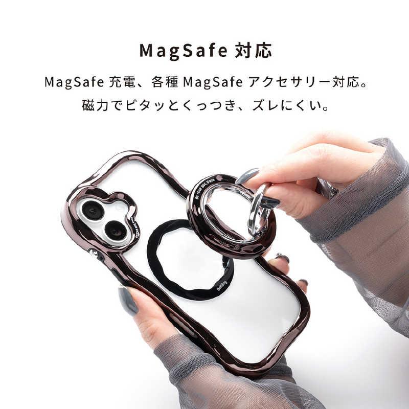 HAMEE ［iPhone 16専用］iFace BeBling MagSynq クリアケース ホワイト