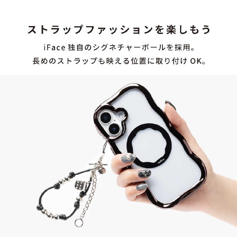 HAMEE ［iPhone 16専用］iFace BeBling MagSynq クリアケース ホワイト
