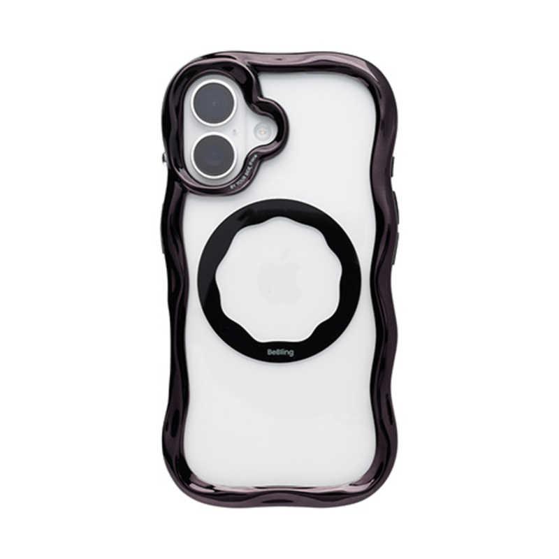 ［新品］iFace BeBling iPhone 17 ケース ※値下げ不可 HAMEE ［iPhone 17専用］iFace BeBling MagSynq クリアケース ブラック