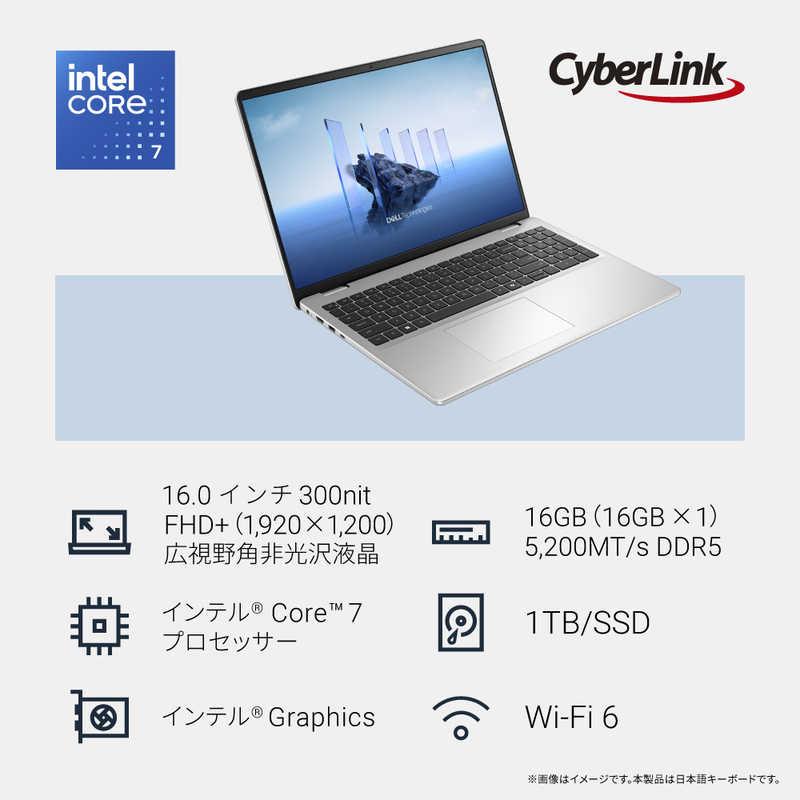 DELL デル ノートパソコン Dell 16 [ 16型 / Win11 Home Core 7 メモリ