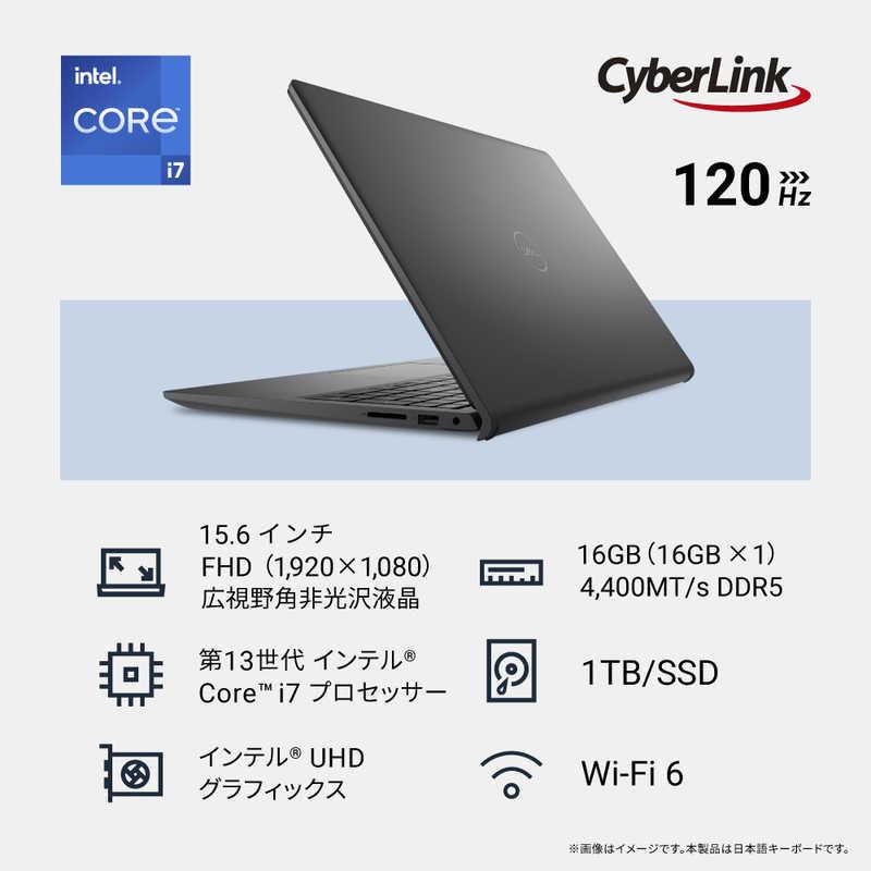 DELL デル ノートパソコン [ 15.6型 / Win11 Home Core i7 メモリ16GB