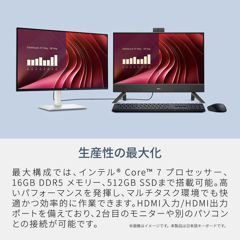 DELL　デル　オールインワン EC24250 ［23.8型 / Win11 Home / intel Core i5 / メモリ：16GB / SSD：512GB / 2026春モデル］ ダークシャドウグレー　AD47-GHBCの画像