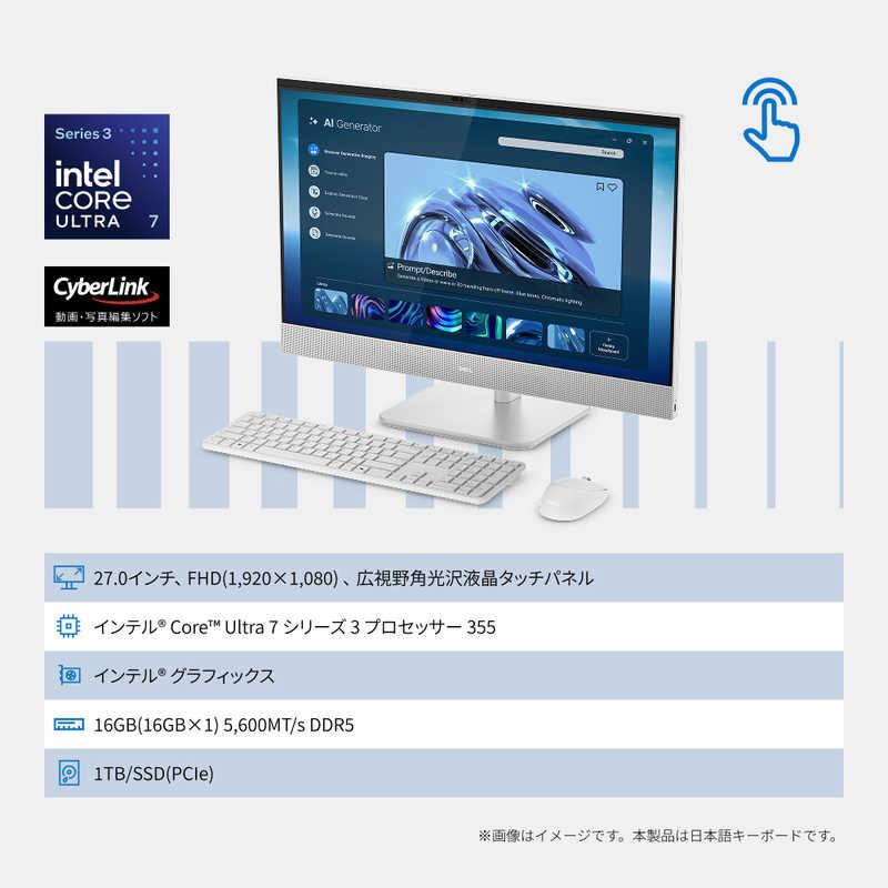 DELL デル デスクトップパソコン [ Copilot＋ PC / 27型 Win11 Home