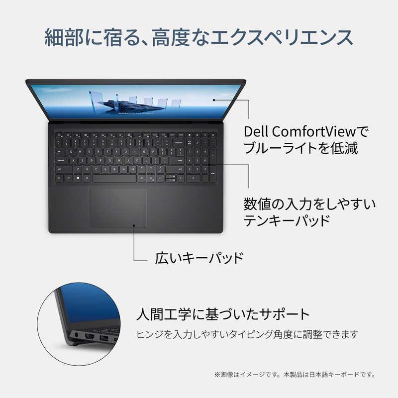 DELL　デル　DC15250 ［15.6型 / Win11 Home / intel Core i5 / メモリ：16GB / SSD：512GB / 2026夏モデル］ カーボンブラック　ND55-GNBCの画像