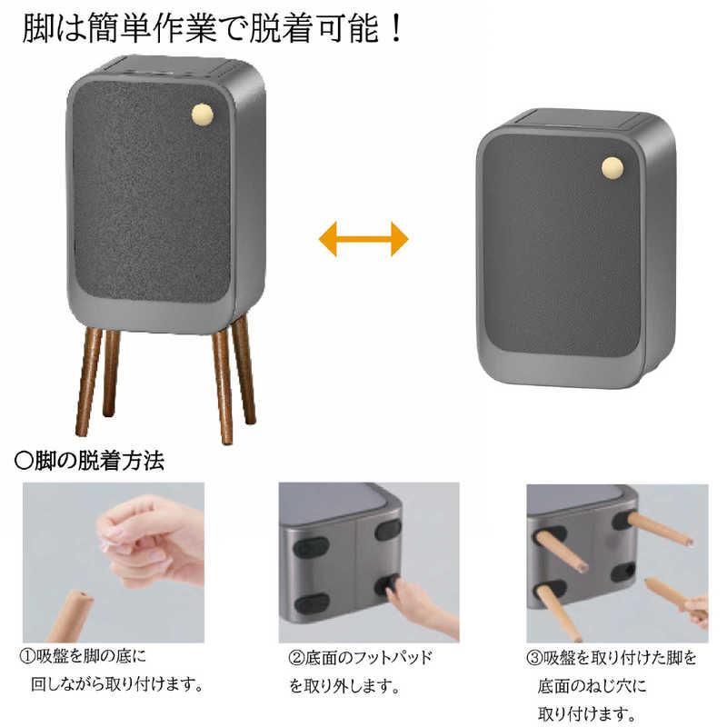 ウィンコド　ウィングオープン式ステンレス製センサー付きゴミ箱 [20L / 自動センサー式] グレー　TH-ATC20-GR_2