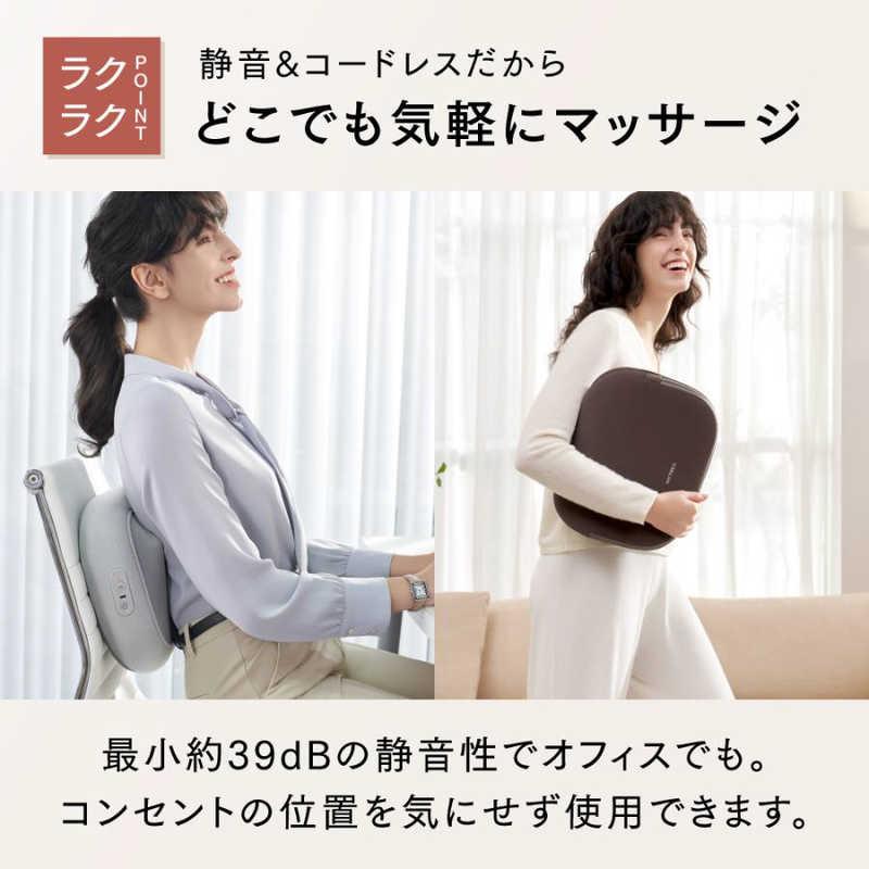 【新品未使用】トータルボディケア マッサージ機  ポータブル 収納パック付き MYTREX コードレスマッサージクッション 両面ボディマッサージャー