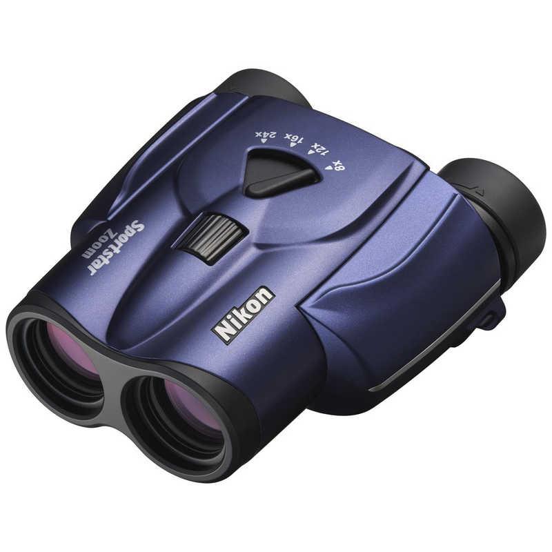 ニコン　Nikon　双眼鏡　Ｓｐｏｒｔｓｔａｒ　Ｚｏｏｍ　８−２４ｘ２５　ＤＡＲＫ　ＢＬＵＥ　Sportstar Zoom 8-24x25（Yahoo!・コジマYahoo!店）