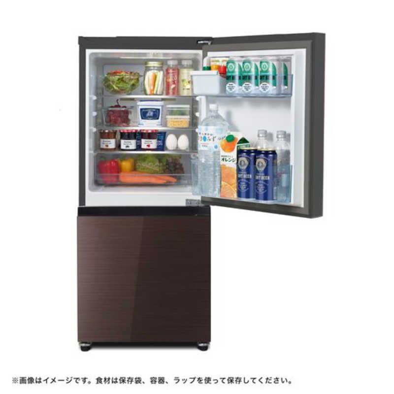 ハイセンス　冷蔵庫 ２ドア 右開き １３５Ｌ　HR-G13C-BR ダークブラウン（標準設置無料）