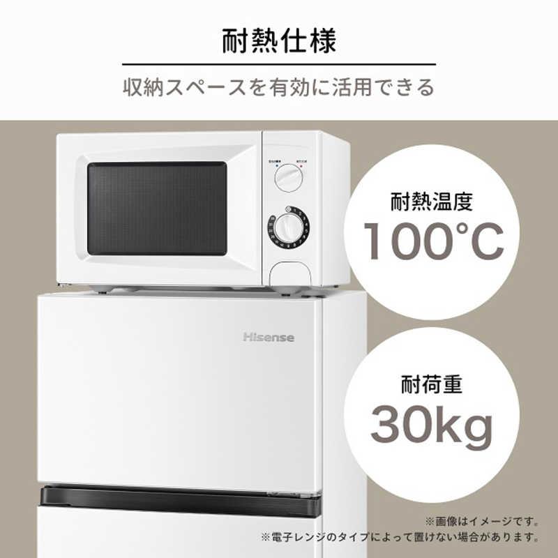 ハイセンス（HISENSE） 冷蔵庫 2ドア ホワイト 2ドア 右開き 124L 直冷 