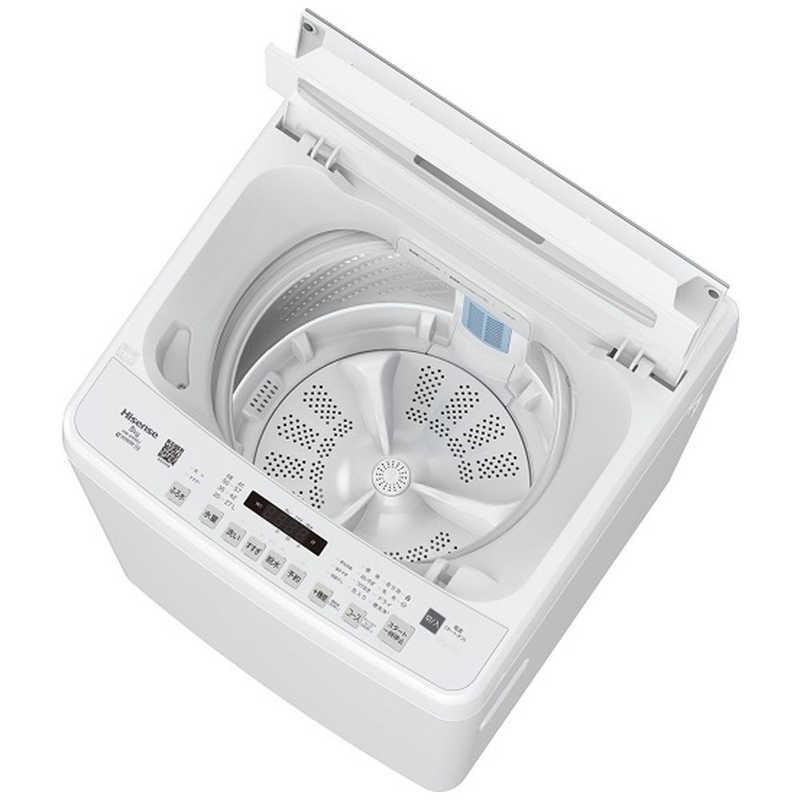 ハイセンス 全自動洗濯機 洗濯8.0kg ホワイト HW-DG80J(標準 ハイセンス 全自動洗濯機 洗濯8.0kg ホワイト HW-DG80J(標準