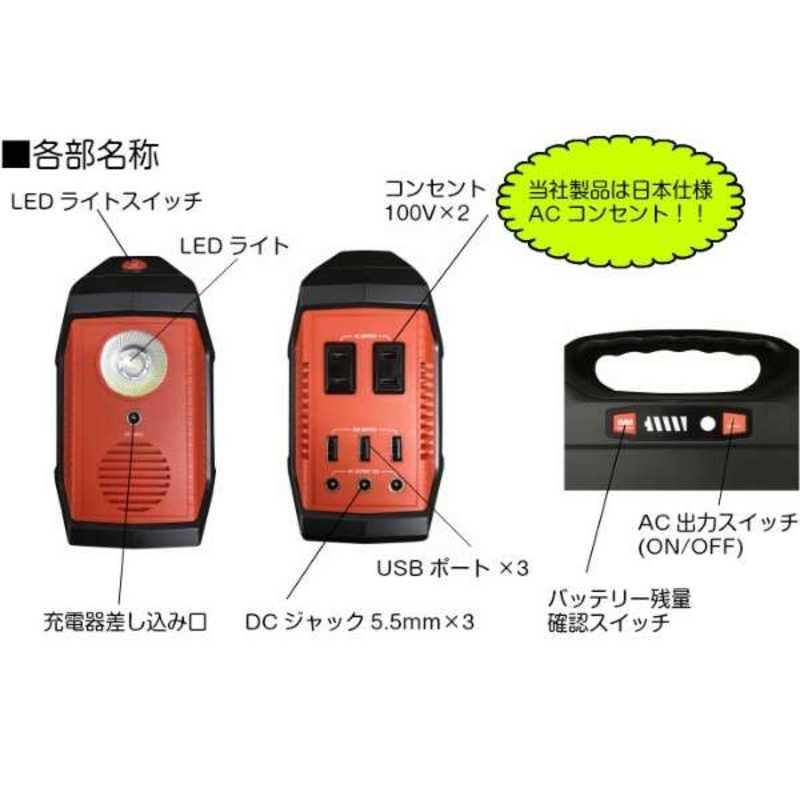 富士倉 ポータブル電源 Fpower [155Wh/8出力 /ソーラーパネル 富士倉 ポータブル電源 Fpower [155Wh/8出力 /ソーラーパネル