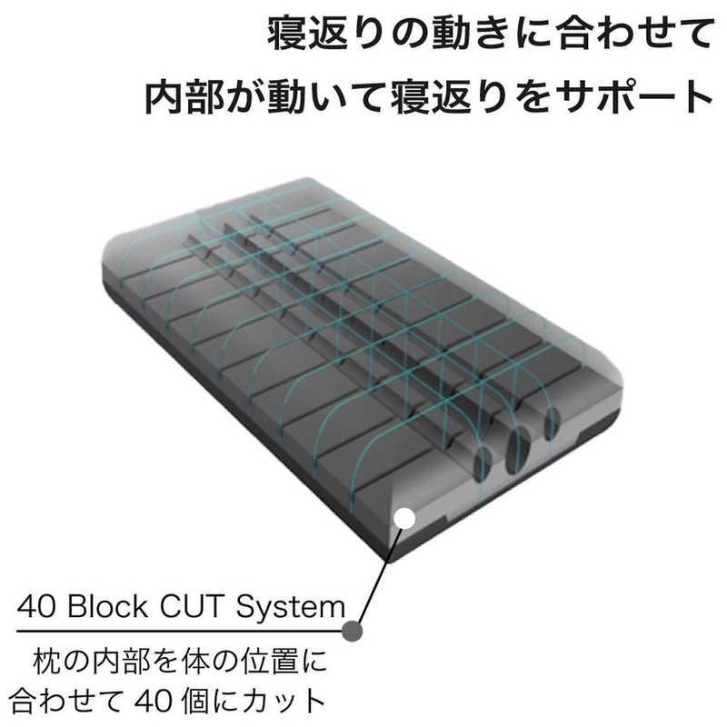ウェザリージャパン 活性炭配合 3D立体無重力枕 「炭眠(Sサイズ