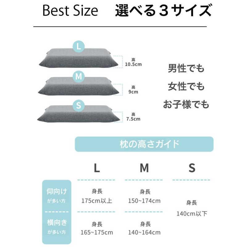 ウェザリージャパン 活性炭配合 3D立体無重力枕 「炭眠(Sサイズ