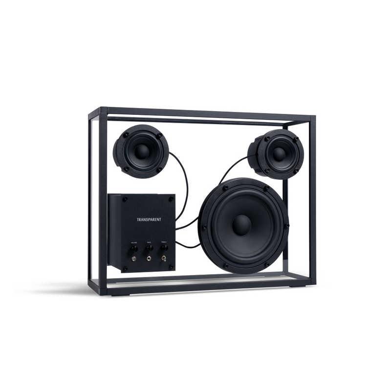 TRANSPARENTSPEAKER　Transparent Speaker Wi-Fi Version WiiM Mini搭載 Wi-Fiスピーカー ［Bluetooth対応 / Wi-Fi対応］ ブラック　TPS-03-Wifi_1