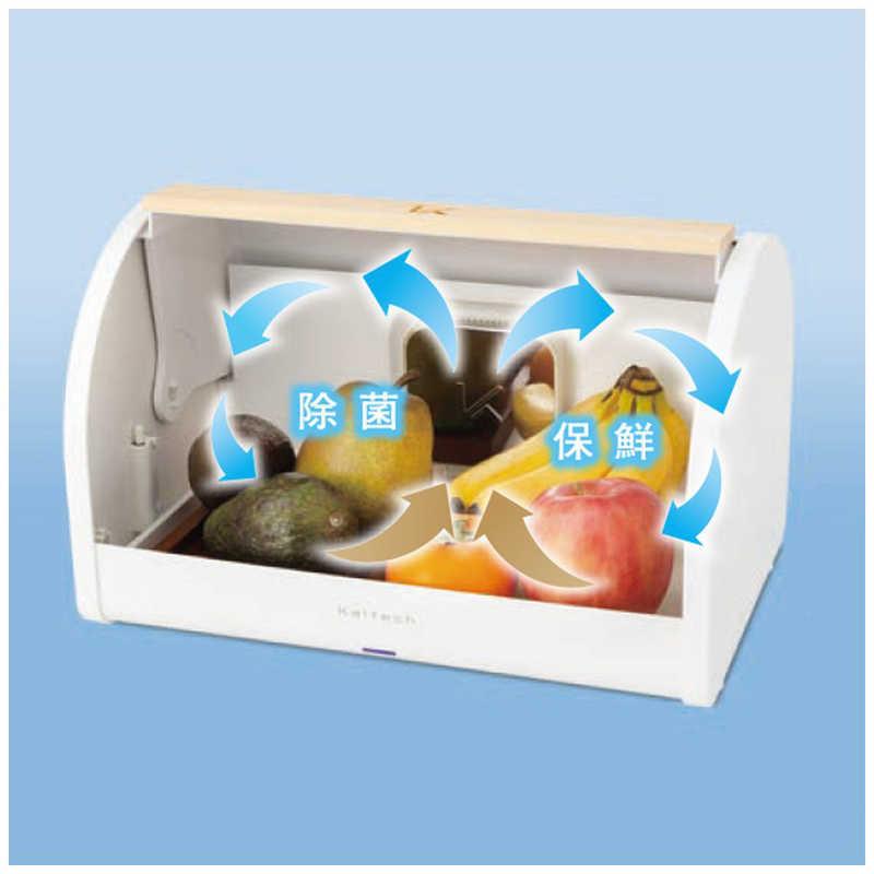 カルテック カルテック 光触媒 フードフレッシュキーパー ホワイト