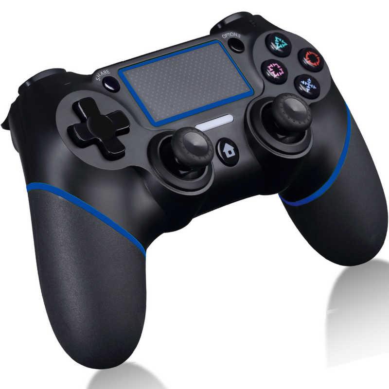 レンジライフ PS4用ワイヤレスコントローラ ブラック＆ブルー RL