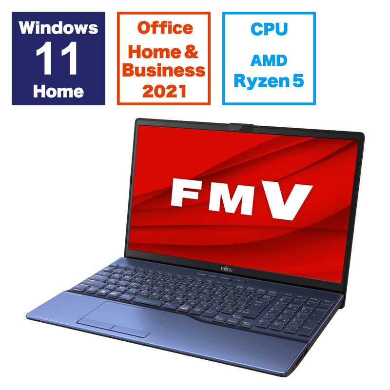 富士通 FUJITSU ノートパソコン FMV LIFEBOOK AH480/H メタリック 