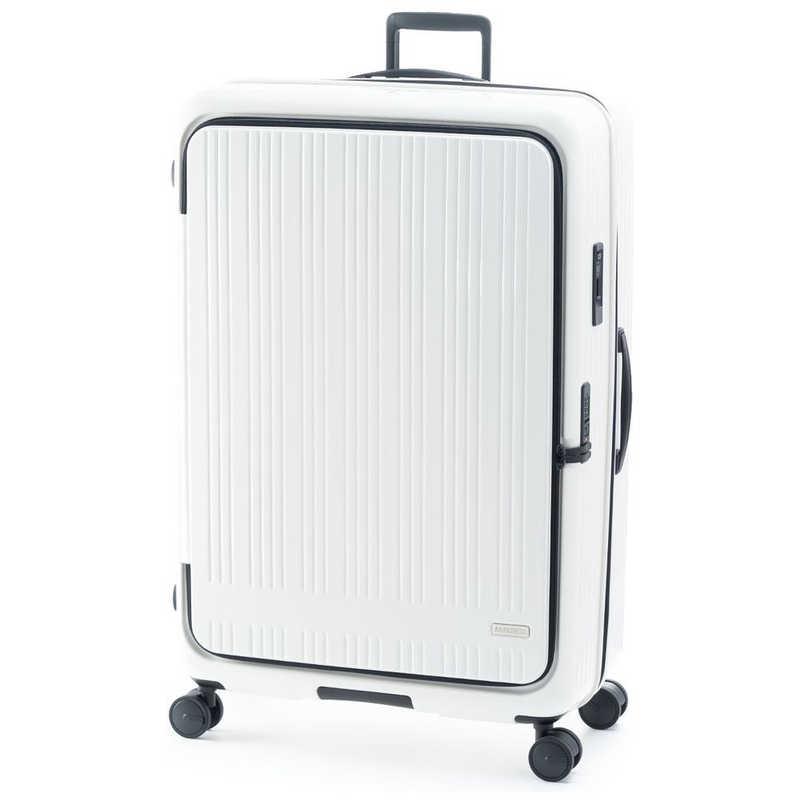 A.L.I　ハードキャリー MAXBOX 横開きフロントオープン パステルアイボリー [TSAロック搭載 /142(+14)L]　MX-8011-33W A.L.I ハードキャリー MAXBOX 横開きフロントオープン パステル