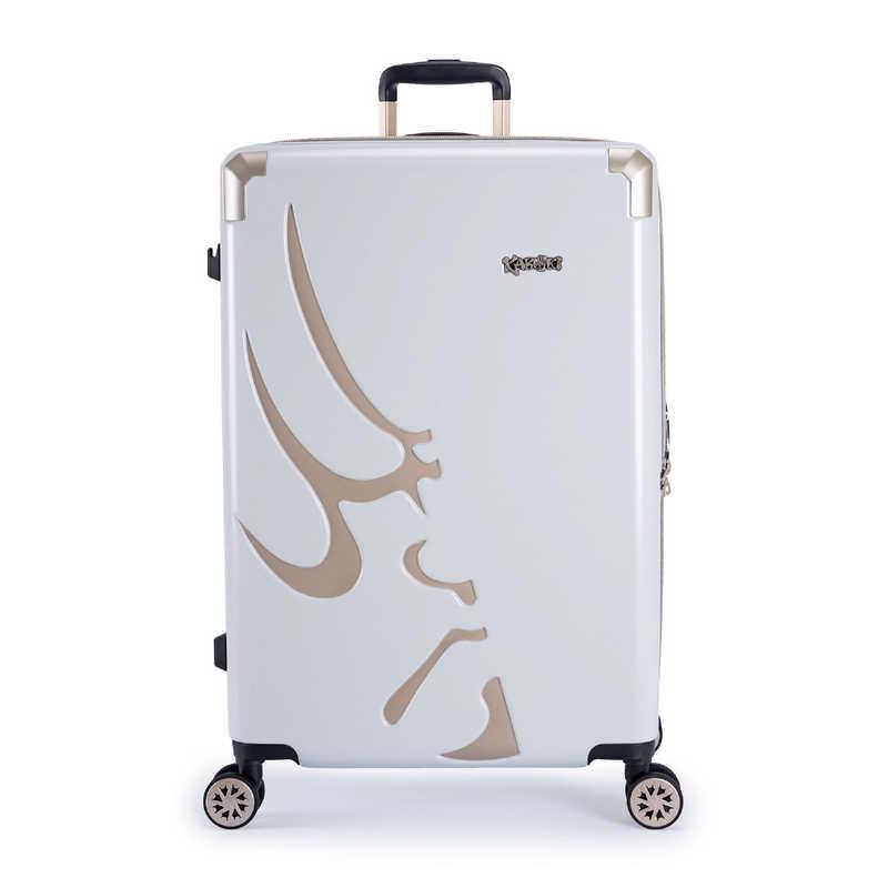 A.L.I　スーツケース ジッパータイプ 拡張機能搭載 スーツケースカバー付き 宿泊目安：7〜9日間 [TSAロック搭載 / 98L] KABUKI 白塗　KBK-1603-28Wの画像