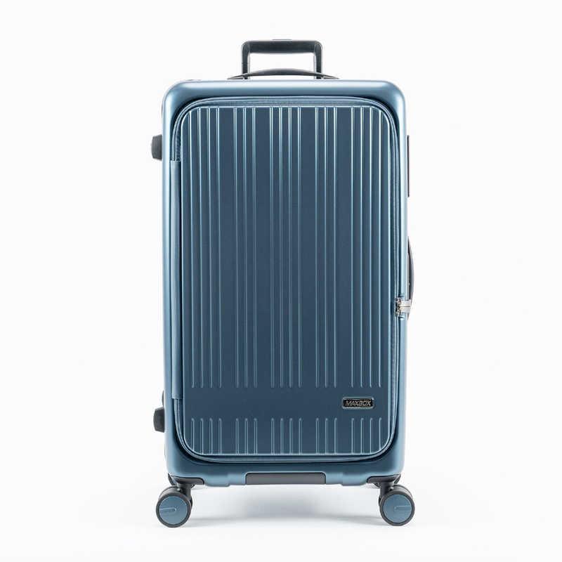 A.L.I　スーツケース ジッパータイプ 宿泊目安：7〜9日間 099L 日本製 横開きフロントオープン ［TSAロック搭載］ 藍鋼　MX-8011RVTL-28の画像