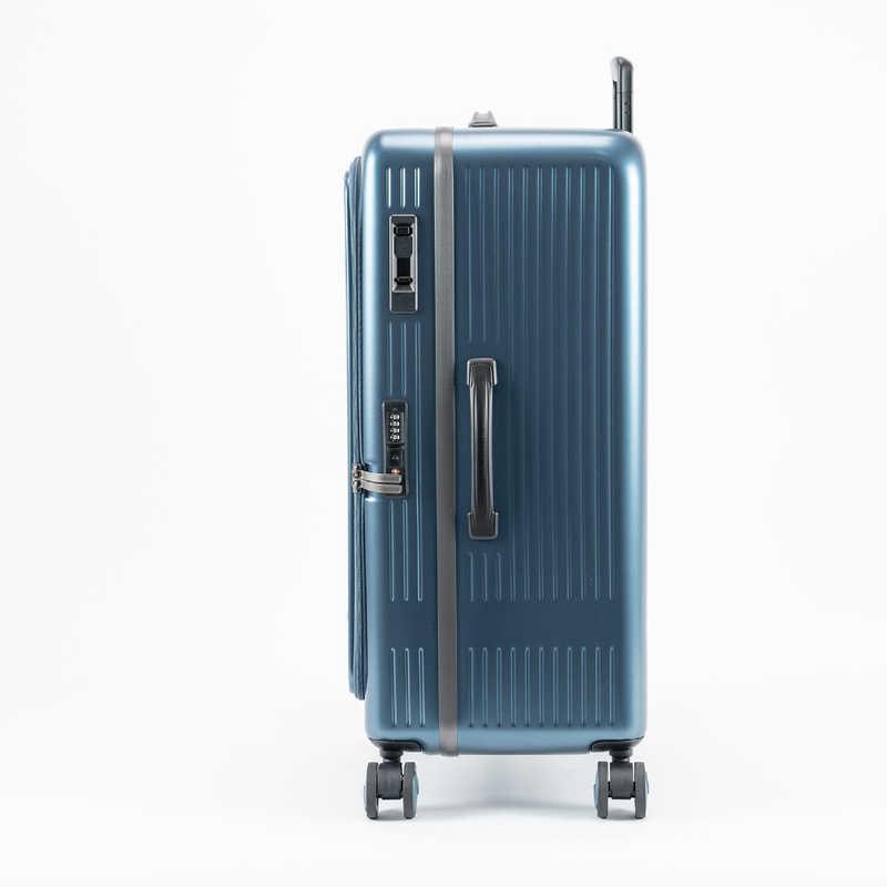 A.L.I　スーツケース ジッパータイプ 宿泊目安：7〜9日間 099L 日本製 横開きフロントオープン ［TSAロック搭載］ 藍鋼　MX-8011RVTL-28の画像