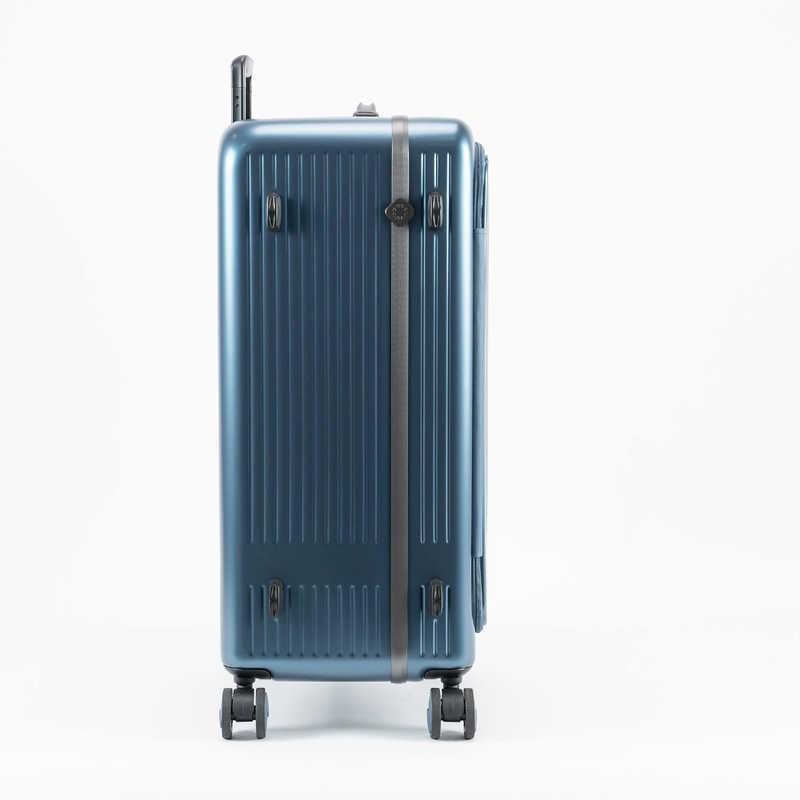 A.L.I　スーツケース ジッパータイプ 宿泊目安：7〜9日間 099L 日本製 横開きフロントオープン ［TSAロック搭載］ 藍鋼　MX-8011RVTL-28の画像